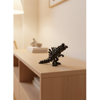 Eklemli Hareketli Dinazor Figürü Siyah – Dekoratif Masa Üstü Oyuncak
