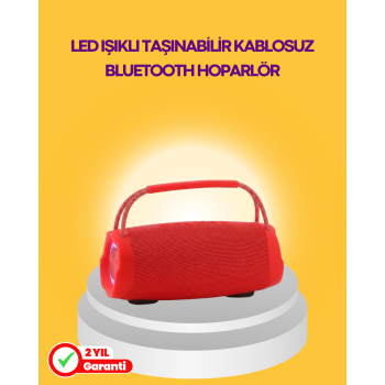 10W Güçlü Stereo Ses Sunan IPX6 Bluetooth Hoparlör