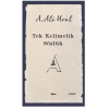 Tek Kelimelik Sözlük