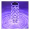 Kristal Masa Lamba LED Bluetooth Hoparlör Uzaktan Kumandalı