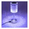LED Bluetooth Hoparlör Uzaktan Kumandalı Kristal Lamba Masa Lamba