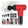 Fascial Gun RH-320 6 Kademe Hız Ayarlı, 4 Parça Başlıklı, Usb Şarjlı, Masaj Tabanca Aleti