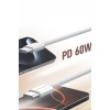 KYL06 DC82 1M 60W Type-C to Type-C PD Hızlı Şarj Kablo - Beyaz