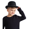 Charlie Chaplin Stil Çocuk Şapkası – Siyah Melon Parti Şapkası