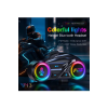Y13 Motor Kask Kulaklık Rgb Modlu Radyolu Motosiklet Kulaklık 5.3 Bluetooth Intercom