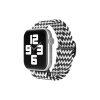KYL06 Apple Watch 38mm Star Kordon - Zigzag Siyah-Beyaz