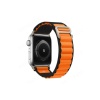 KYL06 Apple Watch Ultra 49mm Mountain Kordon - Siyah-Turuncu