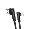 KYL06 USB to Lightning 3M 2.4A Kablo - Siyah