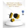 Yüksek Devirde Etkili Temizlik Sağlayan Matkap Ucu Fırça Seti