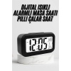 Dijital Masa Saati Termometre Takvim Led Ekran Pilli Ev Ofis Masası