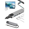 Usb Type-c Hub Dönüştürücü Çevirici Çoklayıcı Macbook Çevirici 8 Portlu