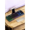 Q Klavye RGB Işıklı Klavye Ve Mouse Seti Kablolu Mouse Hediyeliş