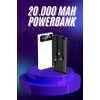 Powerbank 20.000 MAH Hızlı Şarj Özellikli Taşınabilir USB Girişli