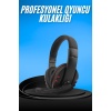 Oyuncu Kulaklığı Kulak Üstü Kablolu Gaming Kulaklık Mikrofonlu ANC Özelliği