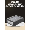 Dekoratif Duvar Lambası Solar Güneş Enerjili Bahçe Aydınlatması