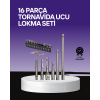 Çok Amaçlı 16lı Bits Uç Seti Dayanıklı Tornavida Adaptör