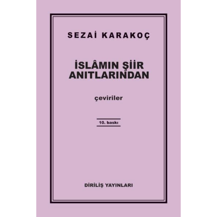 İslamın Şiir Anıtlarından