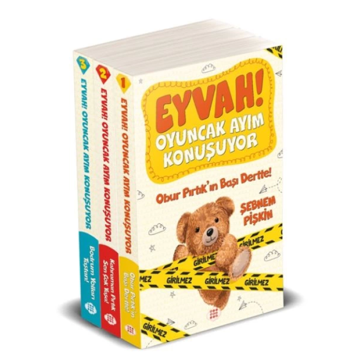 Eyvah! Oyuncak Ayım Konuşuyor Set (3 Kitap Takım)