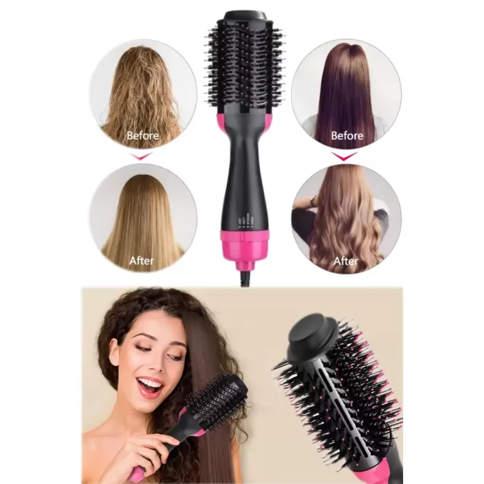 One Step Saç Şekillendirici ve Saç Düzleştirici Fön Tarağı