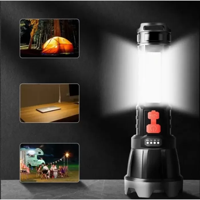 USB Glare Charging Flashlight El Feneri ZJ-05