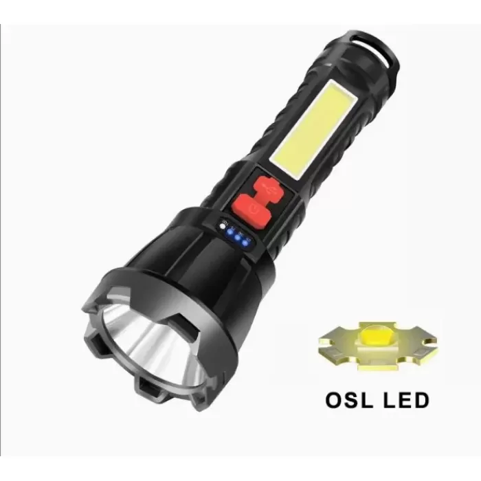 USB Glare Charging Flashlight El Feneri ZJ-05