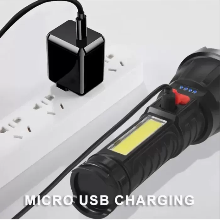 USB Glare Charging Flashlight El Feneri ZJ-05