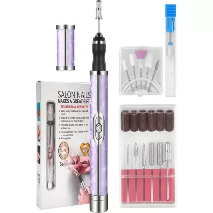 Egonex 13 In 1 Şarjlı Tırnak Törpüsü ve Frezesi Seti, Manikür ve Pedikür Cihazı