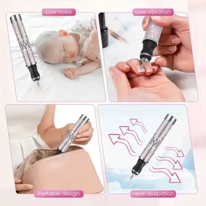 Egonex 13 In 1 Şarjlı Tırnak Törpüsü ve Frezesi Seti, Manikür ve Pedikür Cihazı