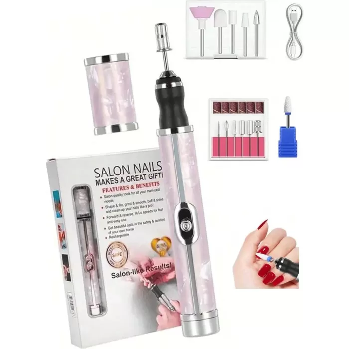 Egonex 13 In 1 Şarjlı Tırnak Törpüsü ve Frezesi Seti, Manikür ve Pedikür Cihazı