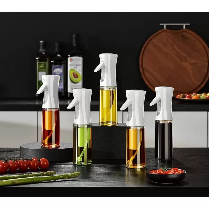 Püskürtmeli Sprey Yağ Limon Sirke Sos Şişesi Cam