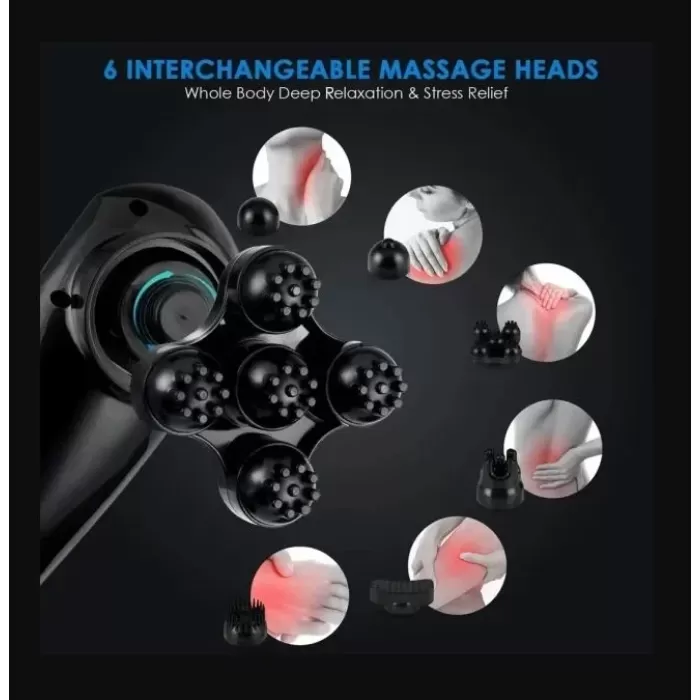 Magic Massager Plus JY-2024B Masaj Aleti Boyun Sırt Bacak Kol Karın Bel 6 Başlıklı