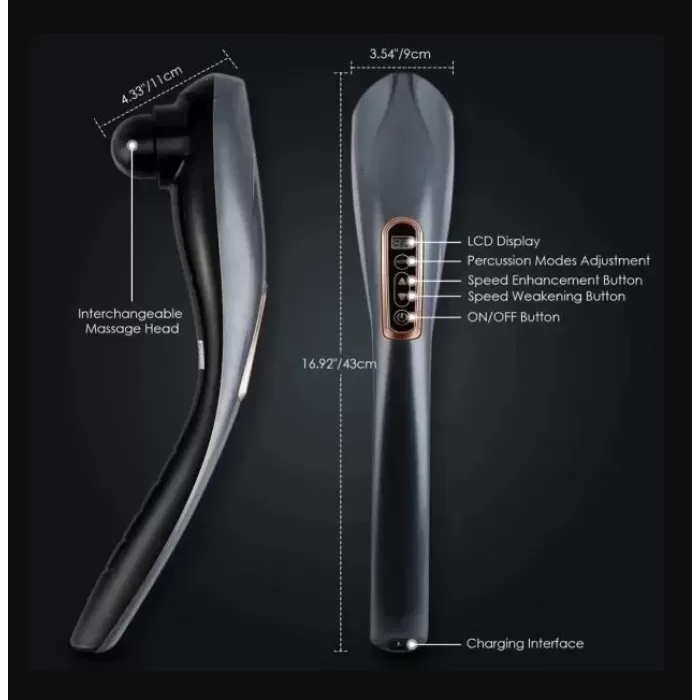 Magic Massager Plus JY-2024B Masaj Aleti Boyun Sırt Bacak Kol Karın Bel 6 Başlıklı