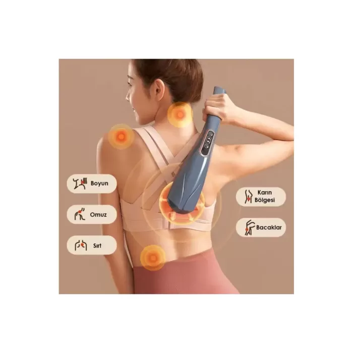 Magic Massager Plus JY-2024B Masaj Aleti Boyun Sırt Bacak Kol Karın Bel 6 Başlıklı