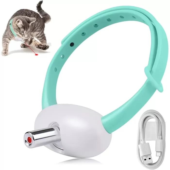 Kedi Otomatik Lazer Oyun Tasması