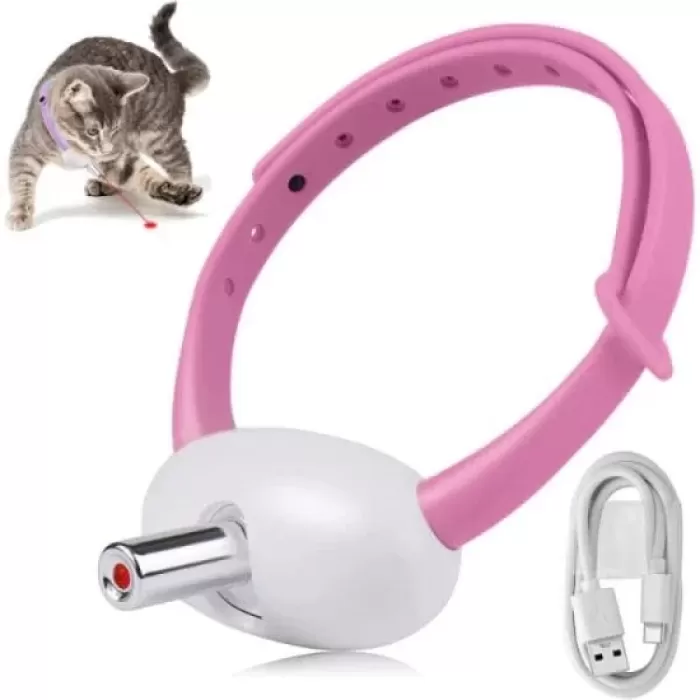 Kedi Otomatik Lazer Oyun Tasması