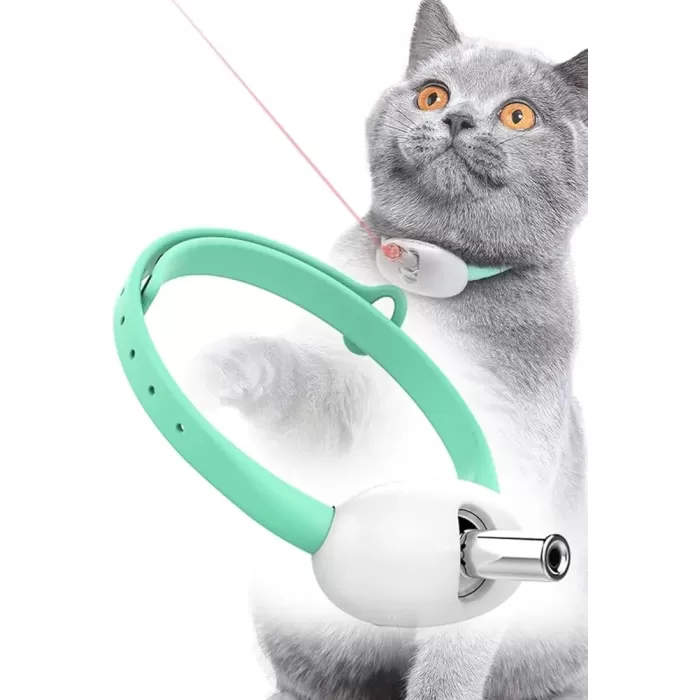 Kedi Otomatik Lazer Oyun Tasması