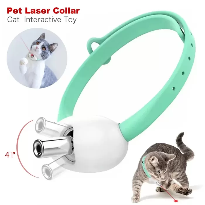 Kedi Otomatik Lazer Oyun Tasması