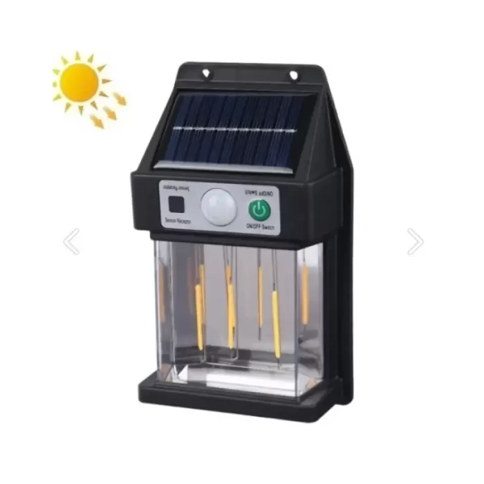 Güneş Enerjili Hareket Sensörlü Duvar Lambası Egonex