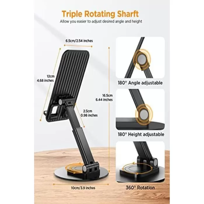 Egonex Torima 360 Derece Dönebilen, Masaüstü Telefon ve Ped Standı JX-036