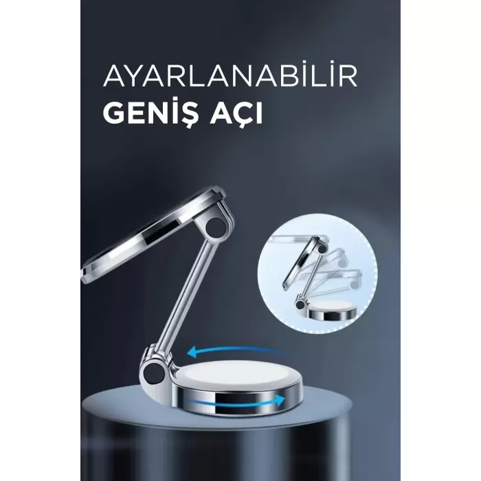 Egonex Torima Ayarlanabilir, Portatif Telefon Tutucu, Masaüstü Telefon Standı, Siyah JX-027