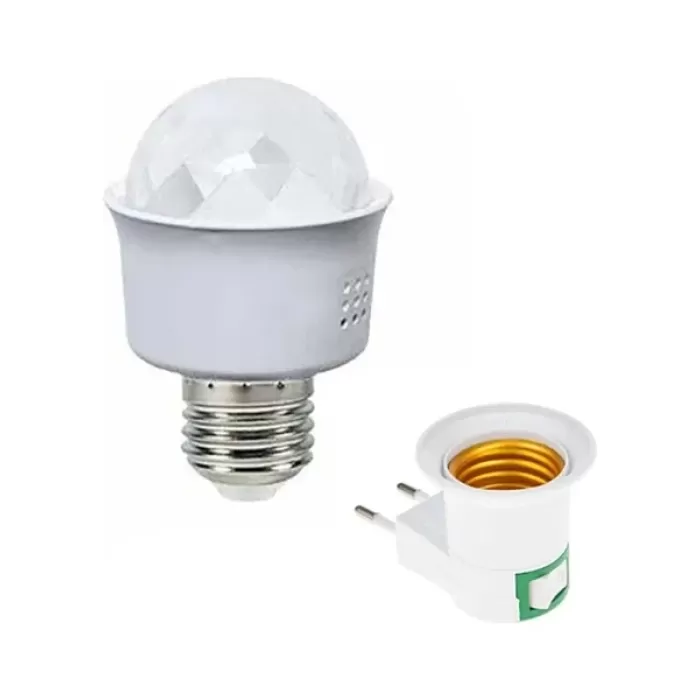 Egonex Mini Disco Ampulü, Led AC85-260V