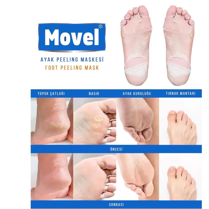 Movel Peeling Çorabı Ayak Bakım Maskesi