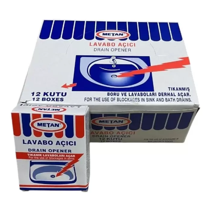 Metan Lavabo Açıcı 12 Adetli