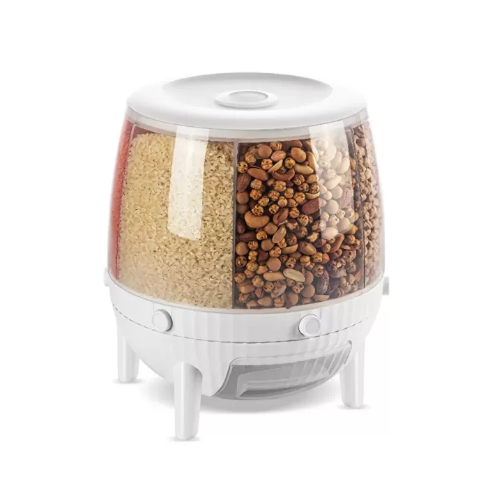 Kuru Gıda ve Bakliyat 6lı Erzak Saklama Kabı 6 Kg