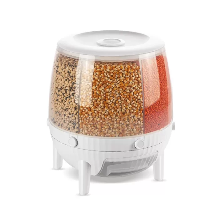 Kuru Gıda ve Bakliyat 6lı Erzak Saklama Kabı 6 Kg