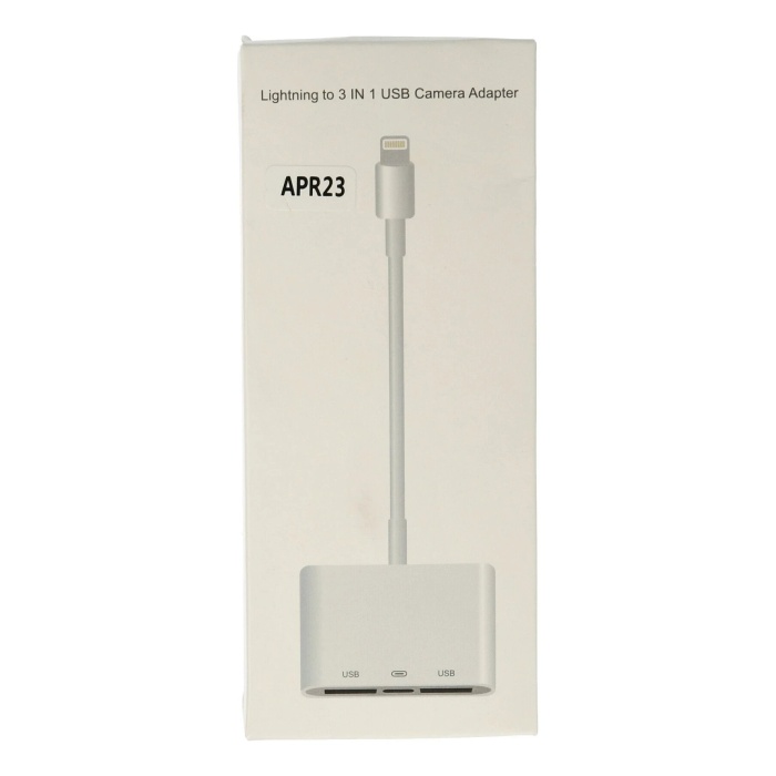 KYL06 APR23 Iphone Otg 3in1 - Beyaz