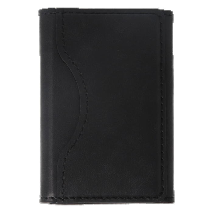 KYL06 Tema Magsafe Deri Kartlık - Siyah