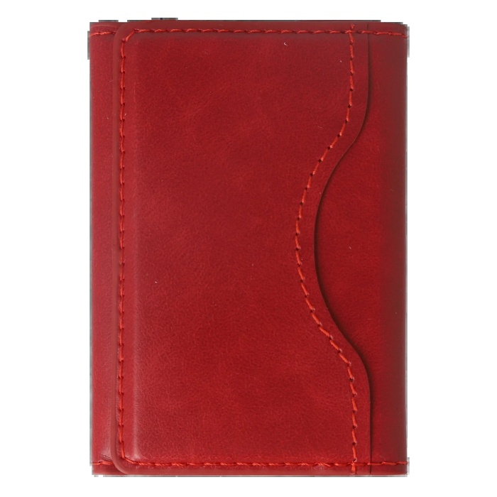 KYL06 Tema Magsafe Deri Kartlık - Kırmızı