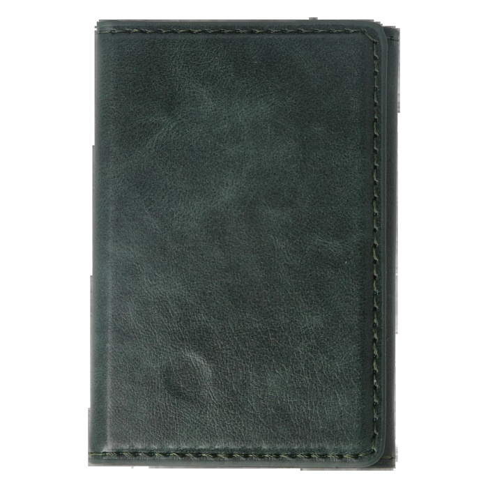 KYL06 Tema Magsafe Deri Kartlık - Yeşil
