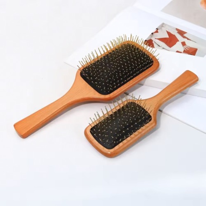 Çelik İğne Uçlu Bambu Tarak 21 cm 12li Paket